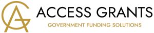 Access Grants Side Black Gold On White