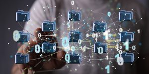 Data Cloud Storage Network From Lines, Triangles And Particle St